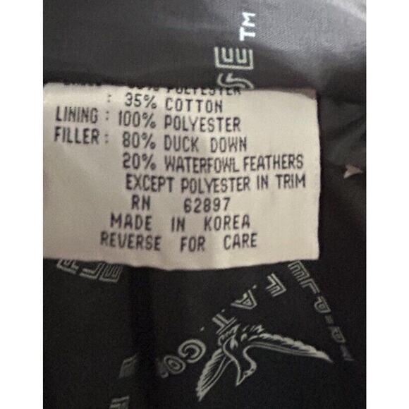 Vintage Triple FAT Goose Down Green Insulated Coat Jacket Size XL 1990s 62897 - Picture 14 of 16